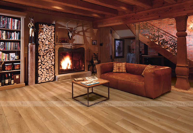 mẫu gạch vân gỗ màu nâu