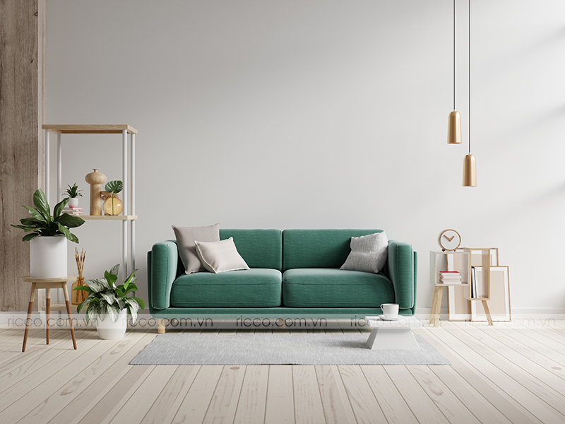sofa màu xanh lá cây hợp mệnh hỏa