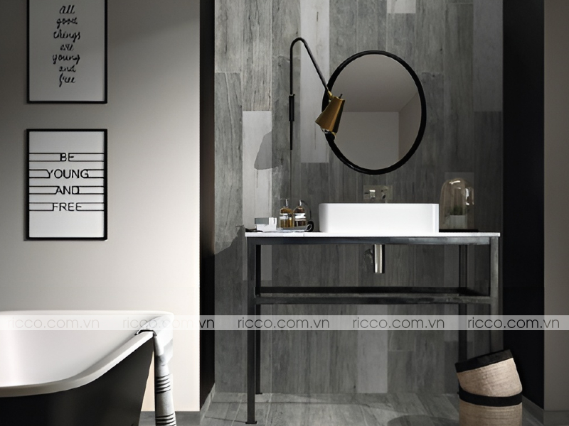 Gạch vân gỗ Eurotile ốp tường